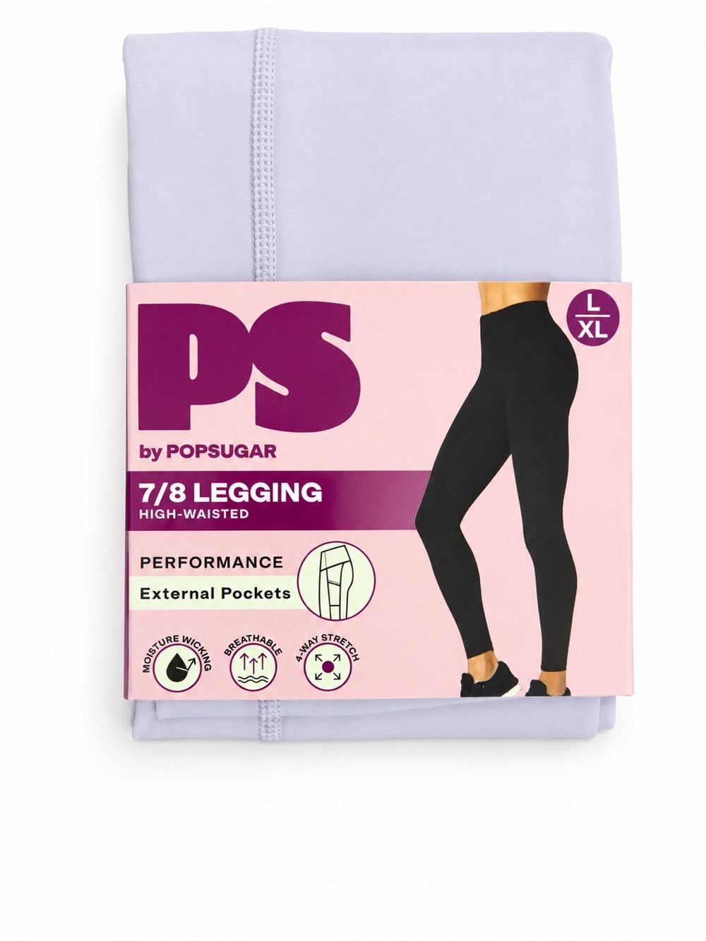 POPSUGAR Light Lavender High-Waisted 7/8 Leggings